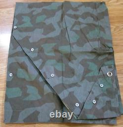 Wwii German Splinter Camo Shleter Half Zelt Zeltbahn