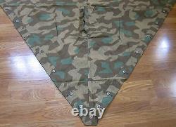 Wwii German Splinter Camo Shleter Half Zelt Zeltbahn
