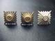 Wwii Germany Vintage Original German Army Nco Officer Lot Of 3 Rank Pips Rare