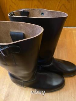 Wwii Style German Army Jackboots Knobelbecher Black Leather Soles Us 10 Eur 43