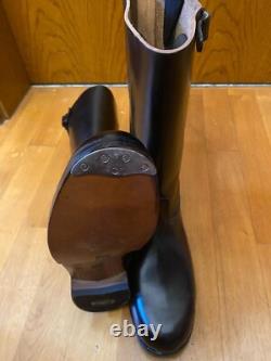 Wwii Style German Army Jackboots Knobelbecher Black Leather Soles Us 10 Eur 43