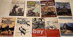 Wwii World War Book Group 27 Titles German Army, Tanks, Luftwaffe Fighters Japan