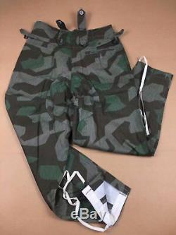 Wwii Ww2 German Army Wh M43 Splinter Camo Field Tunic & Trousers Set, Size XXL