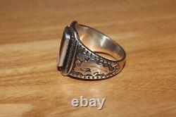 Wwii Ww2 Original German Latvian Army Legion Volunteer Veteran Silver Ring