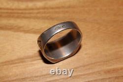 Wwii Ww2 Original German Latvian Army Legion Volunteer Veteran Silver Ring