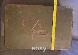 Wwii Ww2 Wehrmacht Military German Army Heer Gas Mask Draeger Steel Storage Box