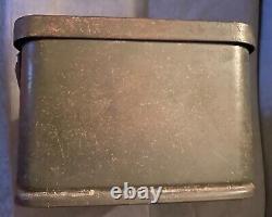 Wwii Ww2 Wehrmacht Military German Army Heer Gas Mask Draeger Steel Storage Box