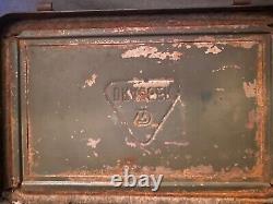 Wwii Ww2 Wehrmacht Military German Army Heer Gas Mask Draeger Steel Storage Box