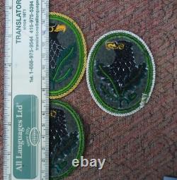 X3 Classes NOS WWII German Army Sniper Sleeve Insignia. U. S seller No Tariff