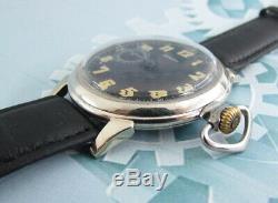 ZENITH 1930 1940 Years WWII Vintage Swiss for German Army Military Wristwatch