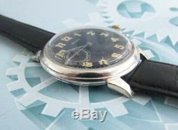 ZENITH 1930 1940 Years WWII Vintage Swiss for German Army Military Wristwatch