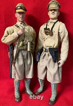 1/6 Spectacle / DID, WW2, Paire de figurines de l'armée allemande Afrika Korps