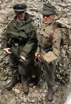 1/6 WWII Dragon Armée Allemande Paire de Troupes de Montagne (2) Duo Officier & Soldat