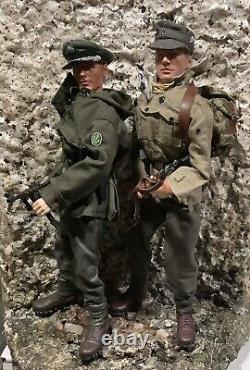 1/6 WWII Dragon Armée Allemande Paire de Troupes de Montagne (2) Duo Officier & Soldat
