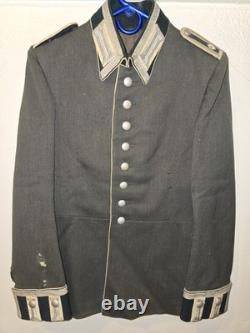 100 % original, Waffenrock d’officier de l’armée allemande de la Seconde Guerre mondiale, nominatif, tenue de sortie à porter au quotidien.