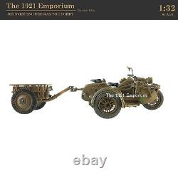 132 Diecast Unimax Jouets Forces De Valor Wwii Allemagne Army Zundapp Moto