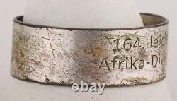 164. Leichte Afrika-division Allemagne Anneau Ww2 Dak Wwii German Africa Corps Army