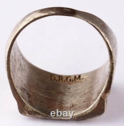 1941-1943 Seconde Guerre mondiale Anneau allemand Force Wehrmacht Balkans Croix Armée Allemande Bijoux