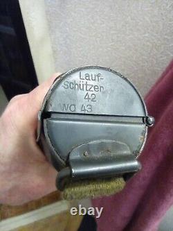 1942 Seconde Guerre mondiale Armée allemande Wehrmacht Étui Original Canon de Mitrailleuse Mg Tube