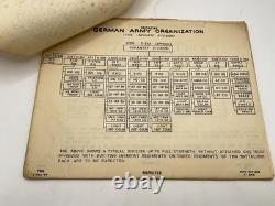 1944 Seconde Guerre mondiale Camp Ritchie Boys Organisation de l’armée allemande 22 pages MITC Renseignement