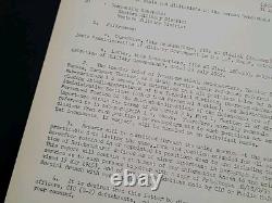 1945 Document de guerre militaire américain sur le retrait des nazis du général Eisenhower pendant la Seconde Guerre mondiale