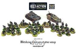 28mm Warlord Bolt Action Blitzkrieg Allemagne Heer Starter Army Bnib, Wwii