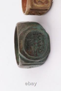 3 pcs Tank WW2 Allemand anneau WWII Armée Allemande Wehrmacht 1943 Force blindée Panzer