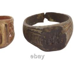 3 pcs Tank WW2 Allemand anneau WWII Armée Allemande Wehrmacht 1943 Force blindée Panzer