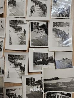 50 Photos Originales de l'Armée Allemande de la WWII Parade de Panzer à Meiningen Sächsischer Hof WOW