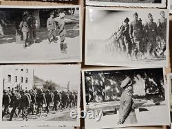 50 Photos Originales de l'Armée Allemande de la WWII Parade de Panzer à Meiningen Sächsischer Hof WOW
