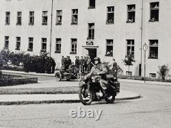 50 Photos Originales de l'Armée Allemande de la WWII Parade de Panzer à Meiningen Sächsischer Hof WOW