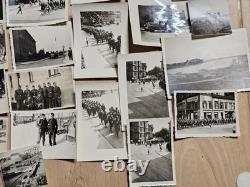 50 Photos Originales de l'Armée Allemande de la WWII Parade de Panzer à Meiningen Sächsischer Hof WOW