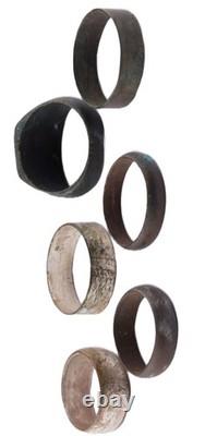 6 pièces Anneau Allemand WWII Armée de l'Allemagne Wehrmacht Bijoux en Aluminium Bronze