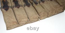 ARMÉE ALLEMANDE WW2 WWII REPRO 9mm étuis à munitions pour 6 chargeurs AGED inv #A8