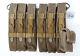 ArmÉe Allemande Ww2 Wwii Repro Afrikakorps Pochettes De Munitions De 9 Mm Pour 6 Chargeurs Vieillis Inv #e26