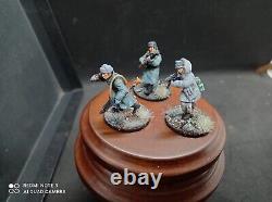 Action de boulon 28mm WW2 Armée allemande d'hiver 12 hommes PROPAINTED Jeux de guerre Seigneur 4/4