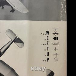 Affiche d'identification de la formation W. E. F. T. U. P. de la reconnaissance de l'armée allemande Henschel Hs-126 en 1944 pendant la Seconde Guerre mondiale