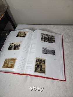 Album photo avec des photos originales vintage allemandes de la Seconde Guerre mondiale, plus de 280 photos de l'armée, de la marine et de l'air.