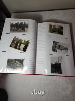 Album photo avec des photos originales vintage allemandes de la Seconde Guerre mondiale, plus de 300 armée, marine, air