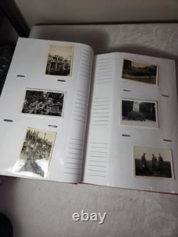 Album photo avec des photos originales vintage allemandes de la Seconde Guerre mondiale, plus de 300 armée, marine, air