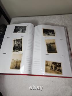 Album photo avec des photos originales vintage allemandes de la Seconde Guerre mondiale, plus de 300 armée, marine, air