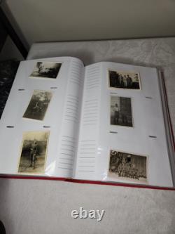 Album photo avec des photos originales vintage allemandes de la Seconde Guerre mondiale, plus de 300 armée, marine, air