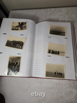 Album photo avec des photos originales vintage allemandes de la Seconde Guerre mondiale, plus de 300 armée, marine, air