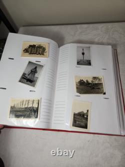 Album photo avec des photos originales vintage allemandes de la Seconde Guerre mondiale, plus de 300 armée, marine, air