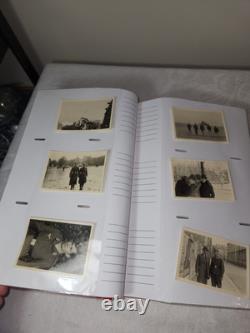 Album photo avec des photos vintage originales de la Seconde Guerre mondiale allemandes, plus de 170 photos de l'armée, de la marine et de l'air.