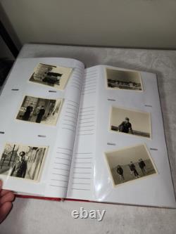Album photo avec des photos vintage originales de la Seconde Guerre mondiale allemandes, plus de 170 photos de l'armée, de la marine et de l'air.