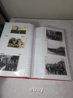 Album photo avec des photos vintage originales de la Seconde Guerre mondiale allemandes, plus de 170 photos de l'armée, de la marine et de l'air.