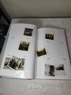 Album photo avec des photos vintage originales de la Seconde Guerre mondiale allemandes, plus de 170 photos de l'armée, de la marine et de l'air.