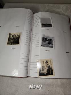Album photo avec des photos vintage originales de la Seconde Guerre mondiale allemandes, plus de 170 photos de l'armée, de la marine et de l'air.
