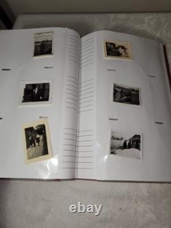 Album photo avec des photos vintage originales de la Seconde Guerre mondiale allemandes, plus de 170 photos de l'armée, de la marine et de l'air.